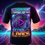 (Extra Lives) -Drop Shoulder Oversized T-Shirt
