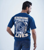 Extra Lives 2 Drop Shoulder Oversized T-Shirt - Image 3