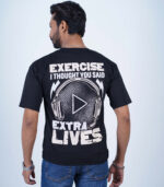 Extra Lives 2 Drop Shoulder Oversized T-Shirt
